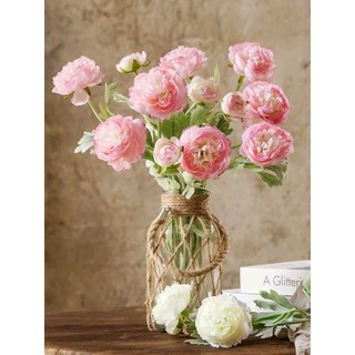 Cành Trà Kép 💥HÀNG CAO CẤP💥 Hoa Hồng Trà Lụa Form To, Phong Cách Cổ Điển Decor Nhà Cửa, Tiệc Cưới