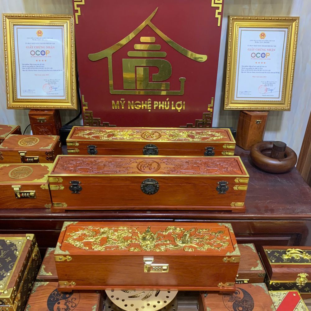 Hộp đựng sắc phong cao cấp gỗ hương | Shopee Việt Nam