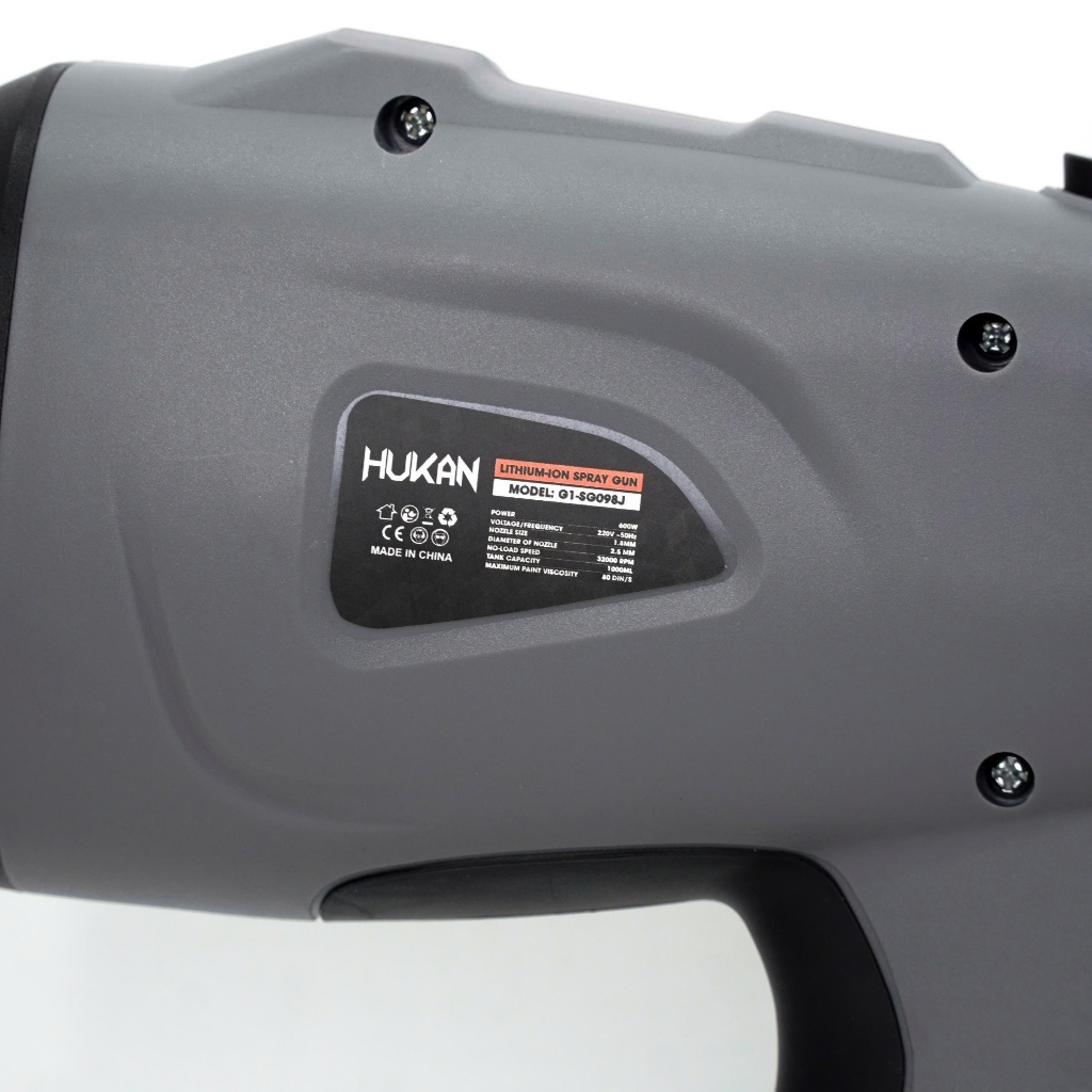 Máy Phun Sơn Điện HUKAN G1-SG098J| Công suất 600W, Tốc độ không tải: 38000 vòng/phút,  Điện áp: 220V~50Hz, BH 6 Tháng