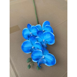 Lan Hồ Điệp Cao Su 5 Bông 💥HÀNG CAO CẤP💥 Lan Hồ Điệp 70cm Thân Thường, Nhiều Màu Phù Hợp Nhiều Phong Cách Nội Thất