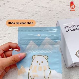 Túi trữ sữa Vcoool cao cấp hộp 30 túi 180ml, có vòi rót tiện lợi
