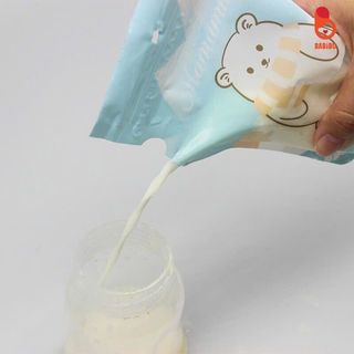 Túi trữ sữa Vcoool cao cấp hộp 30 túi 180ml, có vòi rót tiện lợi