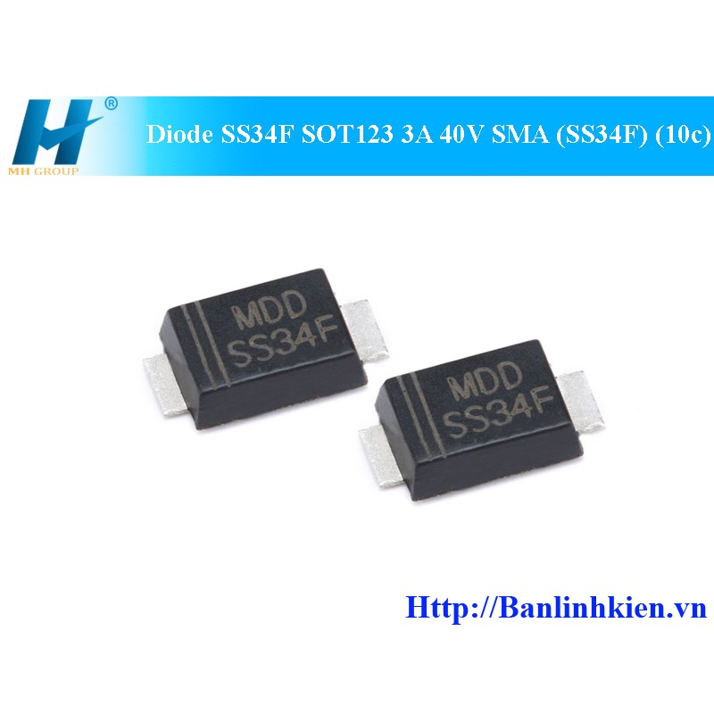 Diode SS34F SOT123 3A 40V SMA (SS34F) (10c) Mã LK_09596 | Shopee Việt Nam