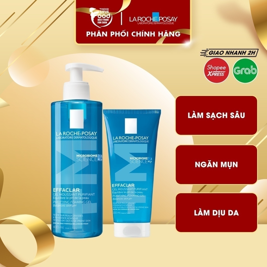 Gel Rửa Mặt La Roche Posay Effaclar - Hình ảnh thực tế