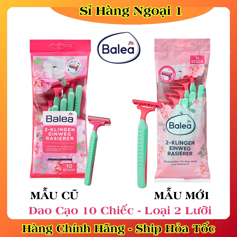 [ Có Che Tên]  DAO CẠO LÔNG 2 và 3 Bổ Sung Vitamin E LƯỠI - NỘI ĐỊA ĐỨC BALEA