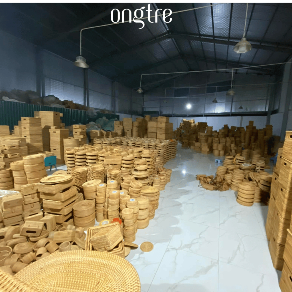 Khay Mây Tròn Có Tay Cầm ONGTRE, Khay Đựng Đồ, Trà Bánh, Decor, Chụp Ảnh Sản Phẩm, Handmade, Nhà Hàng, Khách Sạn, Resort