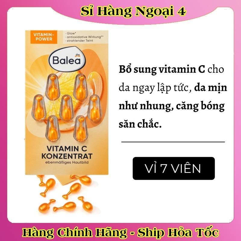 [auth] Viên nang dưỡng da Balea Đức [Hot] - Date mới Đủ Bill
