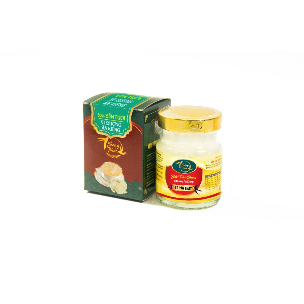 Thùng 70 hũ tổ yến chưng Song Phát tăng cường sức khỏe cho người ốm người già hũ 70ml