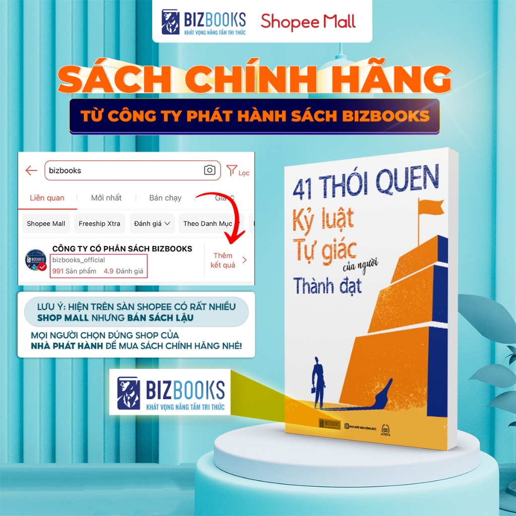 Sách 41 Thói Quen Kỷ Luật Tự Giác Của Người Thành Đạt - Bizbooks