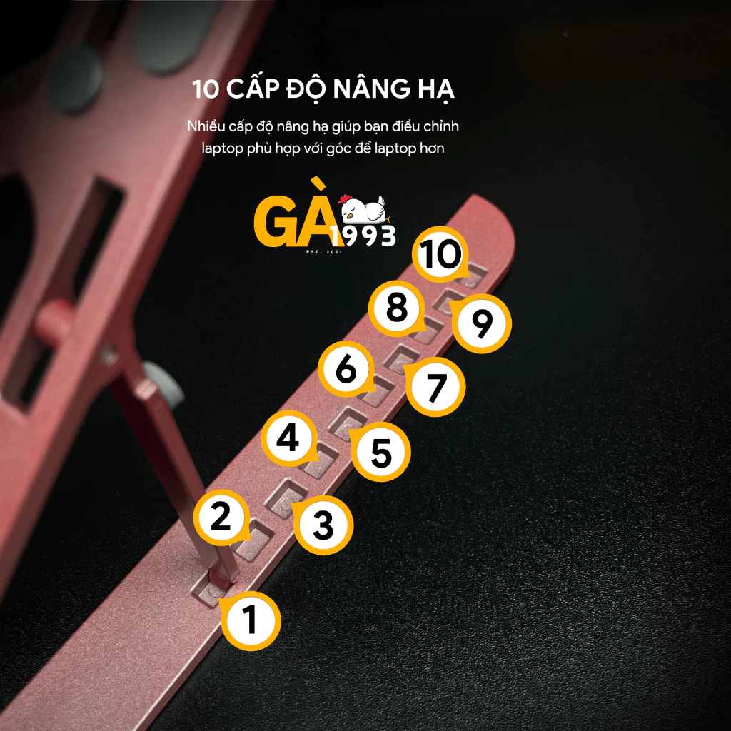 Chân kê Laptop 14/15/16/17 inch ,giá đỡ laptop hợp kim nhôm điều chỉnh nhiều cấp độ đa dạng mẫu mã