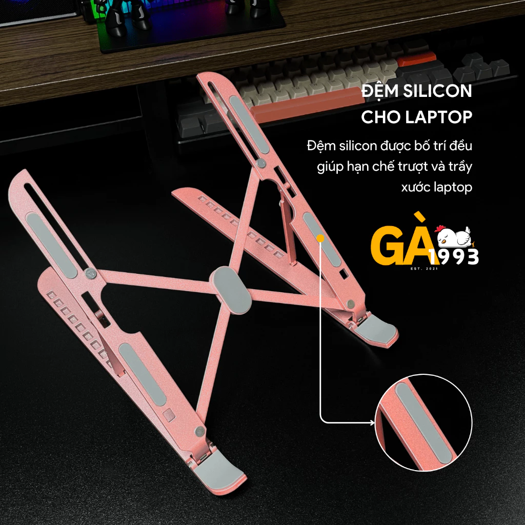 Chân kê Laptop 14/15/16/17 inch ,giá đỡ laptop hợp kim nhôm điều chỉnh nhiều cấp độ đa dạng mẫu mã