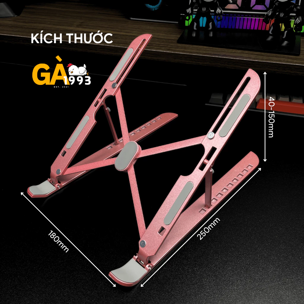 Chân kê Laptop 14/15/16/17 inch ,giá đỡ laptop hợp kim nhôm điều chỉnh nhiều cấp độ đa dạng mẫu mã