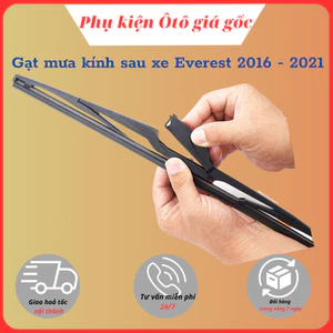Gạt mưa sau xe, gạt mưa kính hậu xe Ford Everest 2016 - 2021, gạt mềm silicon, chuẩn theo xe - TSG 301
