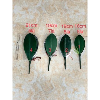 Lá Lan Hồ Điệp 💥HÀNG CAO CẤP💥 Lá Lan Cao Su Trang Trí Nhà Cửa Bền Đẹp, Loại 21cm, 19cm, 16cm