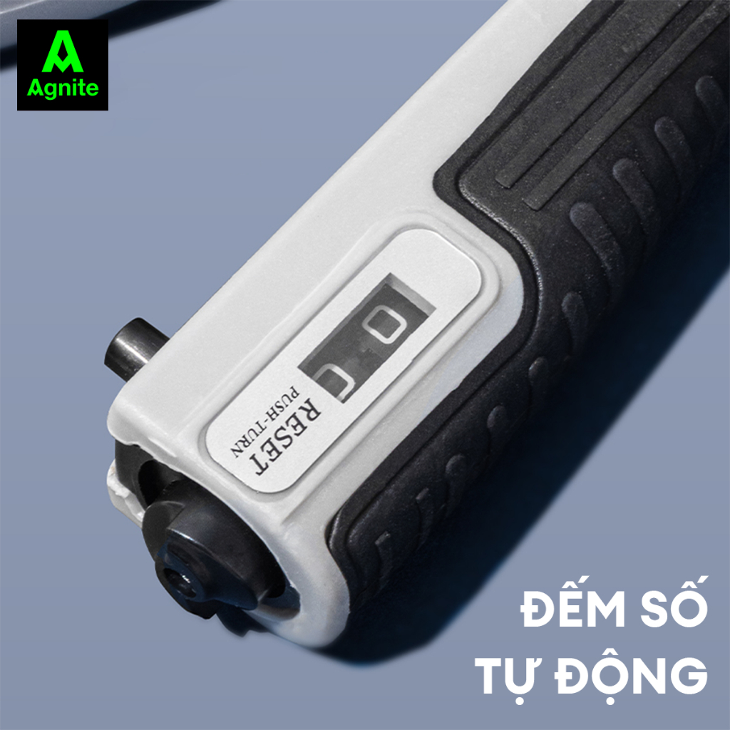 Kìm bóp tập cơ tay chính hãng Agnite, tăng lưu thông máu, dễ mang theo, nhiều mức lực, có đếm số - ER021