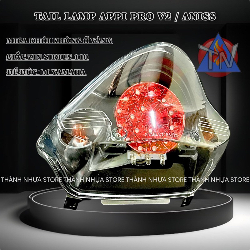 [HÃNG TNS] Đèn hậu APPI PRO Sirius hiệu ứng ANISS cao cấp