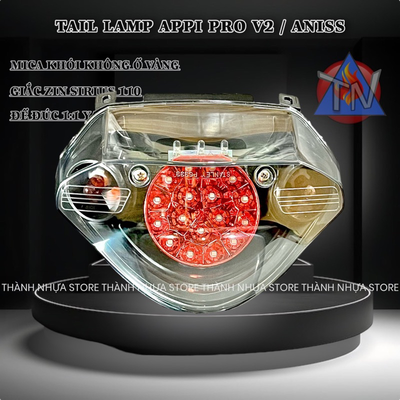 [HÃNG TNS] Đèn hậu APPI PRO Sirius hiệu ứng ANISS cao cấp
