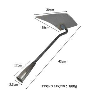 Cuốc kéo lấp đất phủ bạt, phủ màng (thép Mangan), Cuốc tạo rãnh, Cuốc làm vườn, Cuốc đào mương