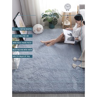 Thảm lông trải sàn cao cấp đẹp giá rẻ | Lông CỪU xoăn | 1m6x2m 1m6x1m | Tròn 1m 1m2 | CARUFU