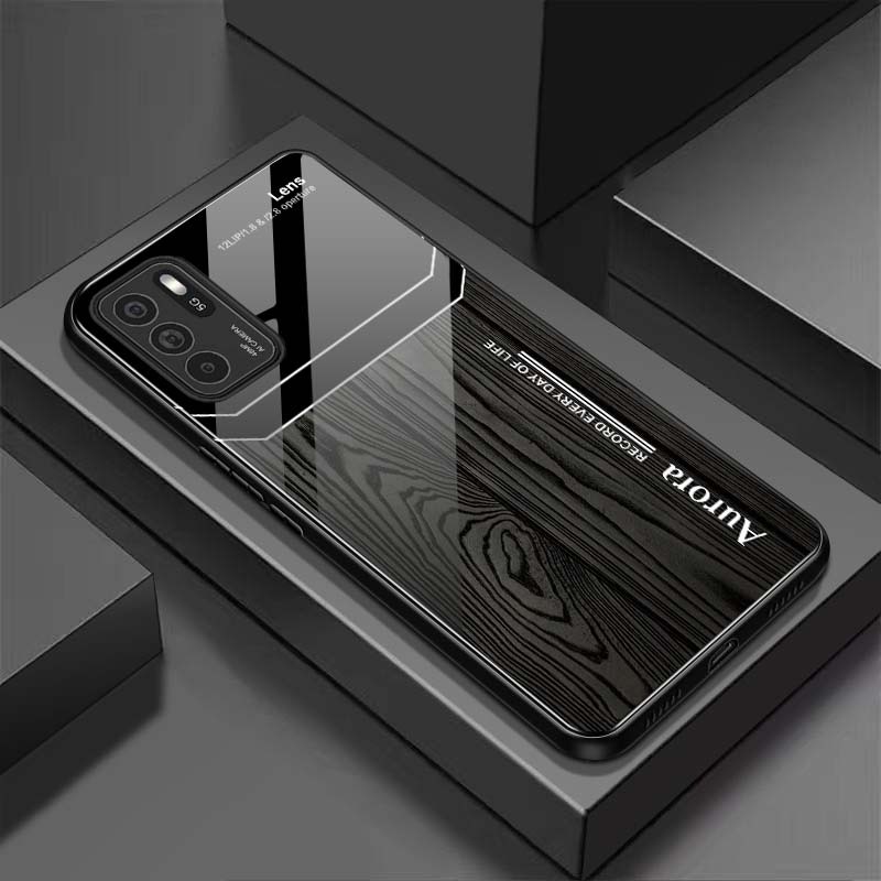Ốp Lưng OPPO RENO 6 5G, RENO 6Z 5G Mặt Lưng Kính Cường Lực Sáng Bóng