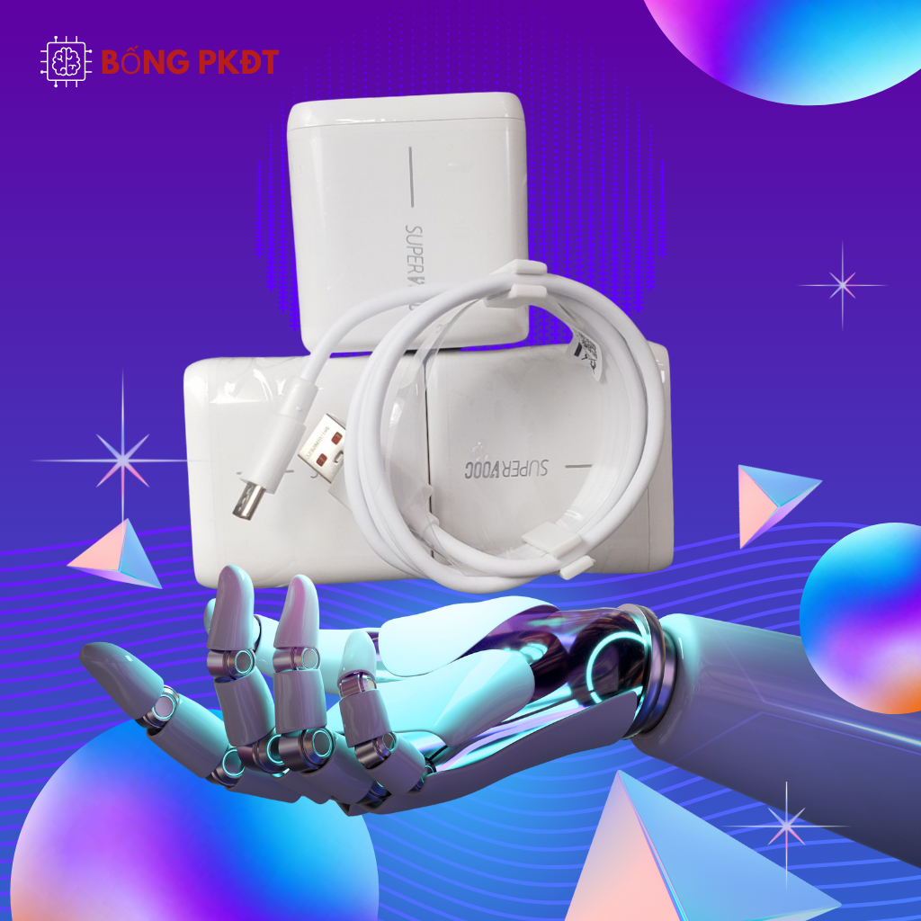 Bộ Sạc Nhanh OPPO ZIN 1:1 65W (Củ Sạc+ Dây Cáp Type C ) Cho OPPO, XIAOMI,VIVO...