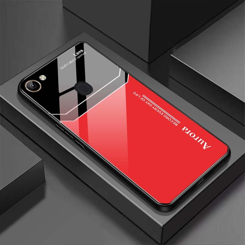 Ốp Lưng OPPO RENO 2F Mặt Lưng Kính Cường Lực Sáng Bóng