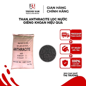(HCM) Than Anthracite Slanper Lọc Nước Giếng Khoan Hiệu Quả Túi 1kg | TỔNG KHO THÀNH NAM