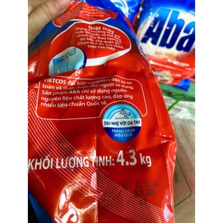[4.1 kg] Bột giặt nhiệt ABA - sạch tinh tươm
