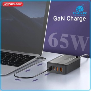 Củ sạc siêu nhanh GAN chuẩn PD 65w 40w 30w Drapow HB65, Wekome WP-U128, Lenovo MC31 cổng type C/USB hỗ trợ PPS samsung