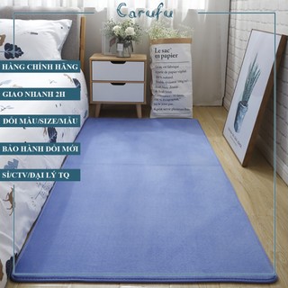 Thảm trải sàn phòng khách 160x100cm màu Xanh Đậm NHUNG nỉ cao cấp