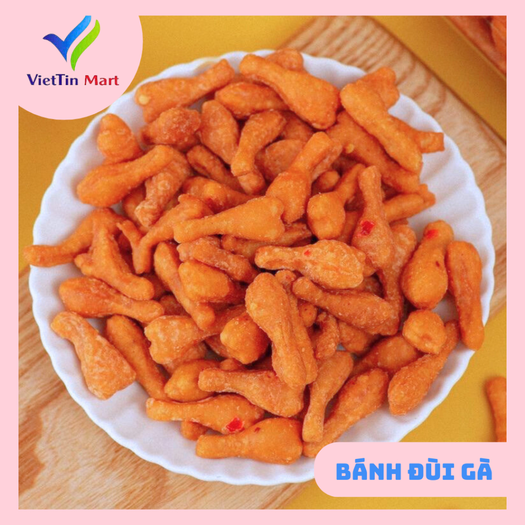 Bánh Đùi Gà Cay Mặn VIETTIN MART 1KG | BigBuy360 - bigbuy360.vn