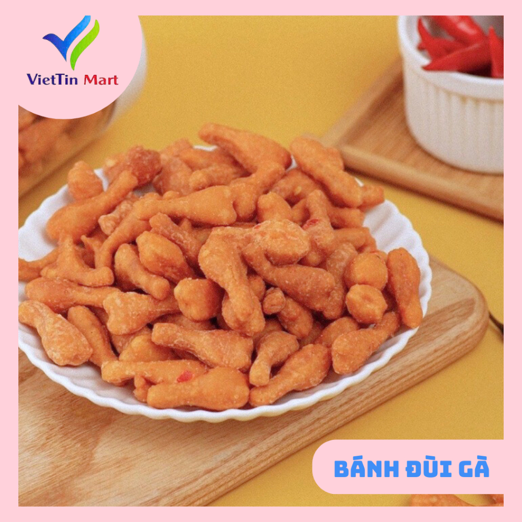 Bánh Đùi Gà Cay Mặn VIETTIN MART 1KG | BigBuy360 - bigbuy360.vn