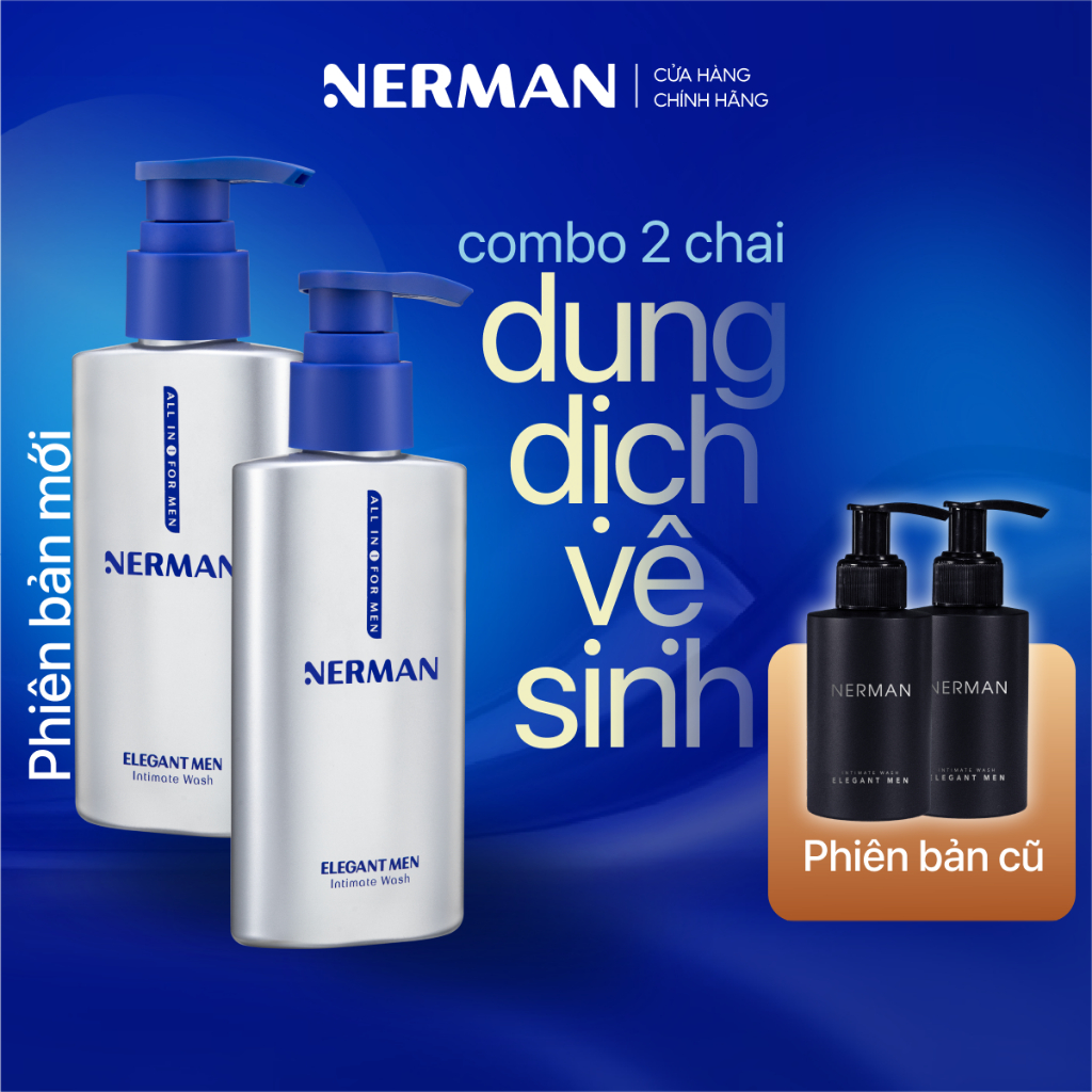 Ảnh Dung dịch vệ sinh nam giới Nerman Elegant Men Nerman hương nước hoa cao cấp 100ml/ chai 2