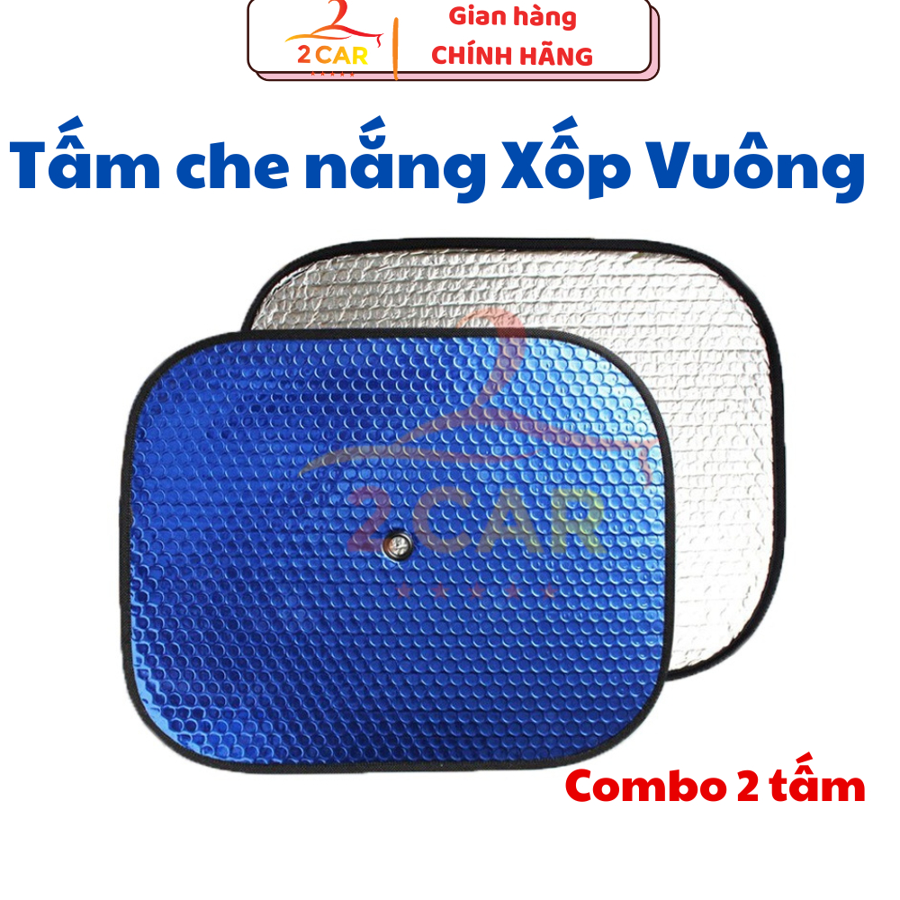 Tấm Che Nắng Ô Tô VUÔNG- Tấm Chắn Nắng Ô Tô Loại Dày,Tráng Bạc Chống ...