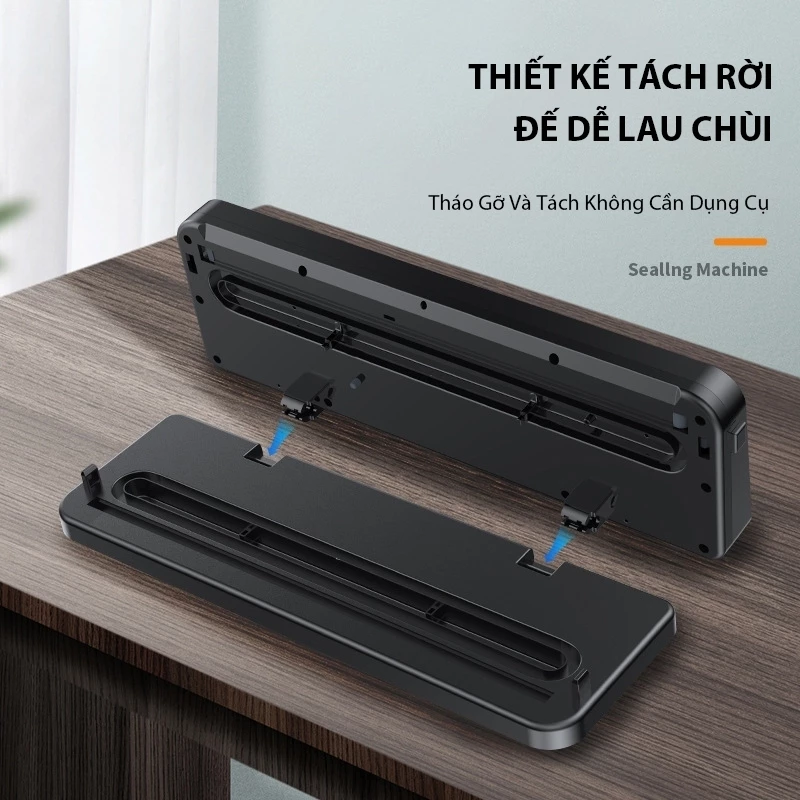 Máy Hút Chân Không MEXI - Hoàn Toàn Tự Động, Máy Đóng Gói Thực Phẩm Khử Trùng Bằng Tia Cực Tím