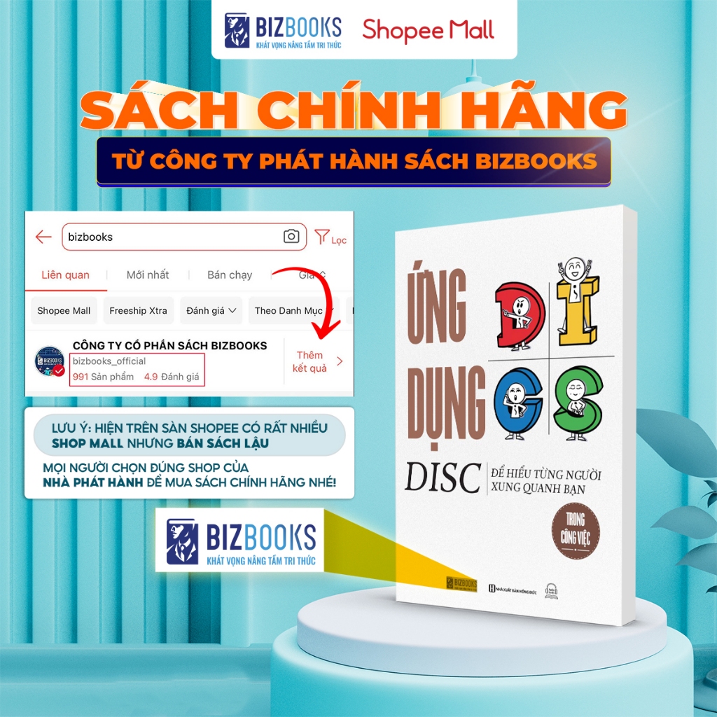 Sách Ứng Dụng DISC Để Hiểu Từng Người Xung Quanh Bạn Trong Công Việc - Bizbooks