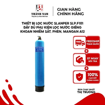 (HCM) [Combo] CỘT LỌC THÔ COMPOSITE 1054 FULL Van + VẬT LIỆU Lọc nước giếng khoan nhiễm sắt phèn