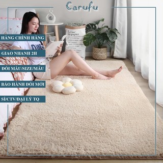 Thảm trải sàn lông cừu nhân tạo đẹp giá rẻ 1m 1m2 1m6 2m | CARUFU