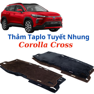 Thảm Taplo Ô Tô Toyota Corolla Cross 2019 đến 2026 Loại 1 chất Nhung mịn cao cấp bám tapo chống trượt