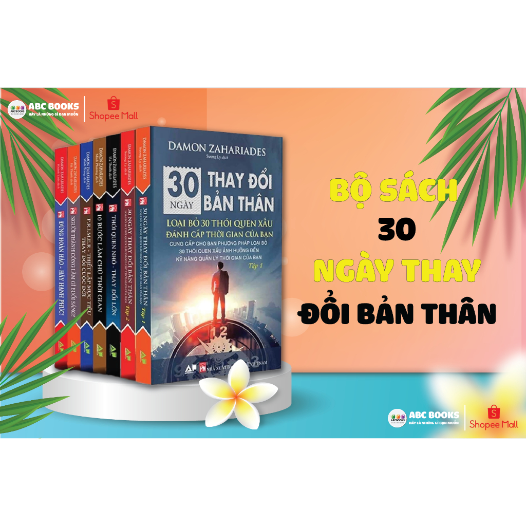 Sách - Bộ Sách 30 Ngày Thay Đổi Bản Thân-Loại Bỏ Thói Quen Xấu,Rèn Luyện Kỹ Năng,Phát Triển Bản Thân