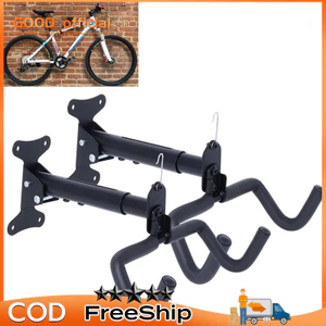Giá Treo Xe Đạp Lên Tường Có 2 Tay Đỡ, Móc Treo Xe Đạp Gắn Tường Xoay 360 Độ, Giá Treo Xe Đạp Điều Chỉnh Độ Dài