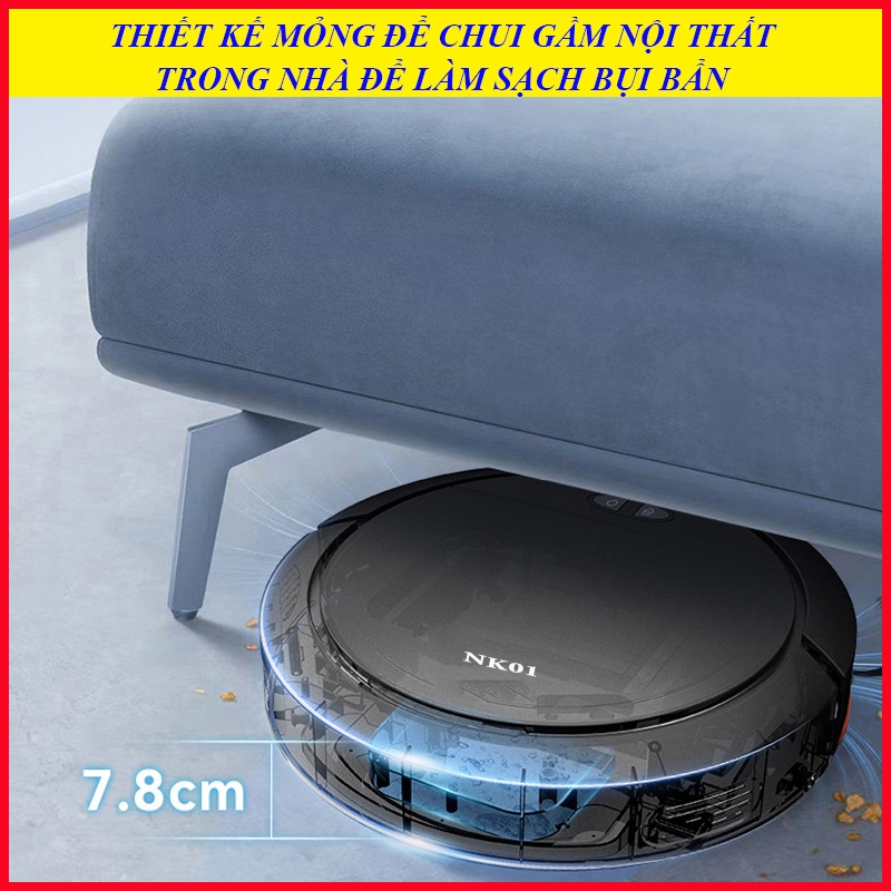 Ưu điểm Robot hút bụi lau nhà NK01