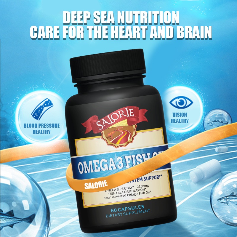 Bổ Sung Dầu Cá Omega 3, Hỗ Trợ Sức Khỏe Não, Tim Và Khớp, Cải Thiện Trí Nhớ, 60 Viên Mềm