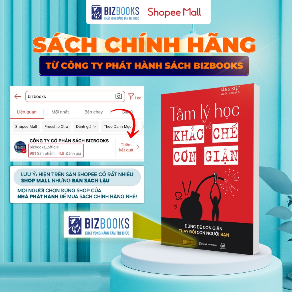 Sách Tâm Lý Học Về Khắc Chế Cơn Giận - Đừng Để Cơn Giận Thay Đổi Con Người Bạn