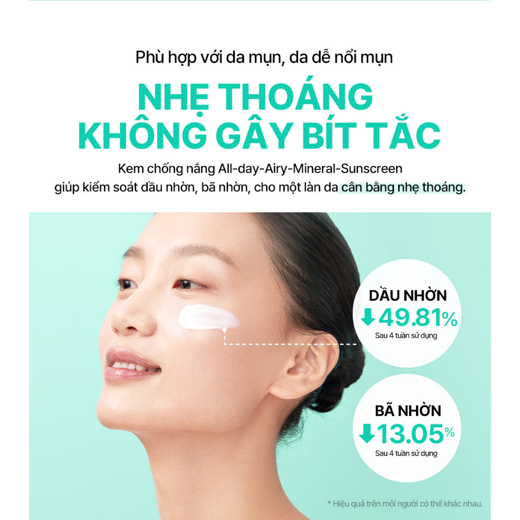 Ảnh Kem chống nắng Dear, Klairs All-day Airy Mineral Sunscreen SPF50+ PA++++ 35g 3