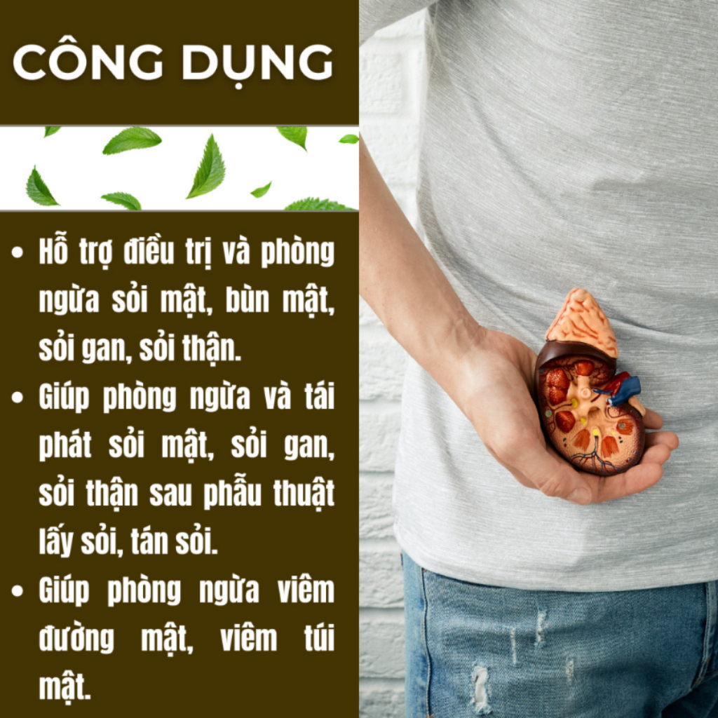 Trà Tán Sỏi Bội Lan Đường - Giúp Đào Thải Cặn Sỏi, Tan Sỏi Thận, Sỏi Tiết Niệu, Hạn Chế Nguy Cơ Tạo Sỏi
