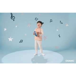 Chaang AW2024 Bộ dài cúc vai Punchun Tea cho bé