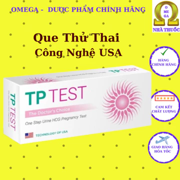 1 Que Thử Thai TP Test - Giúp Phát Hiện Sớm Thai Kì Cực Kì Nhanh Chóng, An Toàn Dễ Sử Dụng Hộp 1 Que