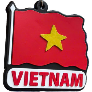 [QUÀ TẶNG KHÔNG BÁN] Móc khóa Duy Tân hình lá cờ Tổ quốc Việt Nam