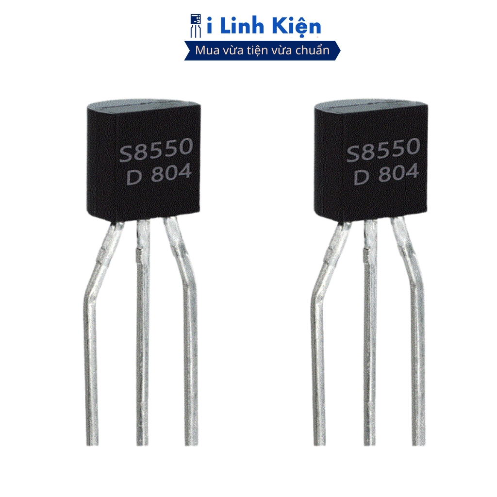 Transistor S8550 0.5A 40V chân cắm túi 10 con chất lượng tốt Ilinhkien